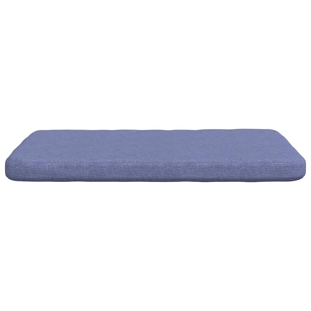 Sitzkissen 4 pcs Jeans blau 40 x 40 x 3 cm Stoff