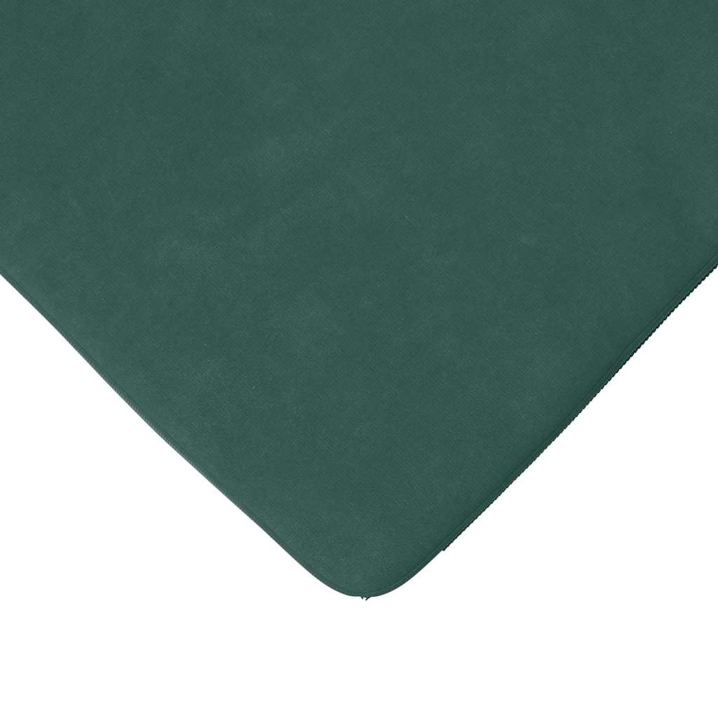 Sitzkissen 4 pcs Dunkelgrün 40 x 40 x 3 cm Samt