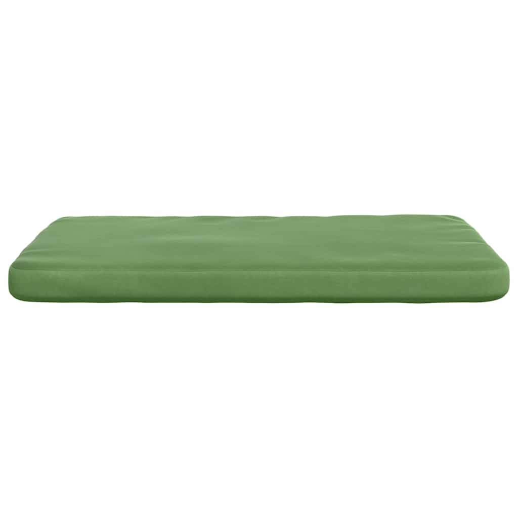 Sitzkissen 4 pcs Hellgrün 40 x 40 x 3 cm Samt
