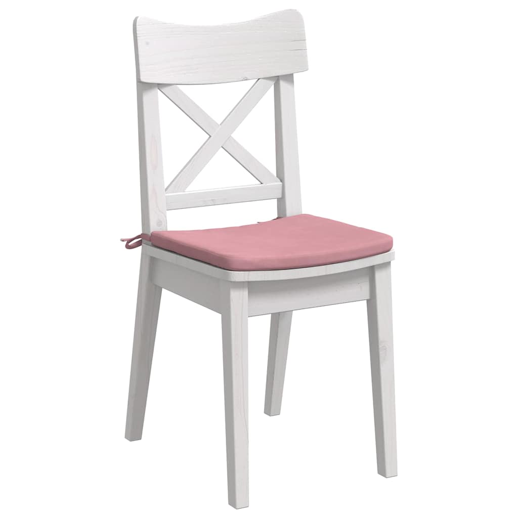 Sitzkissen 4 pcs Rosa 40 x 40 x 3 cm Samt