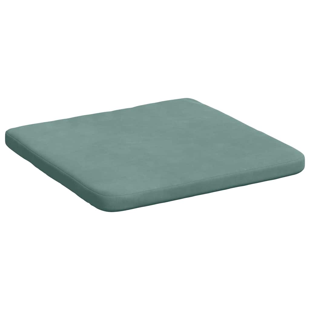 Sitzkissen 4 pcs Meergrün 40 x 40 x 3 cm Samt