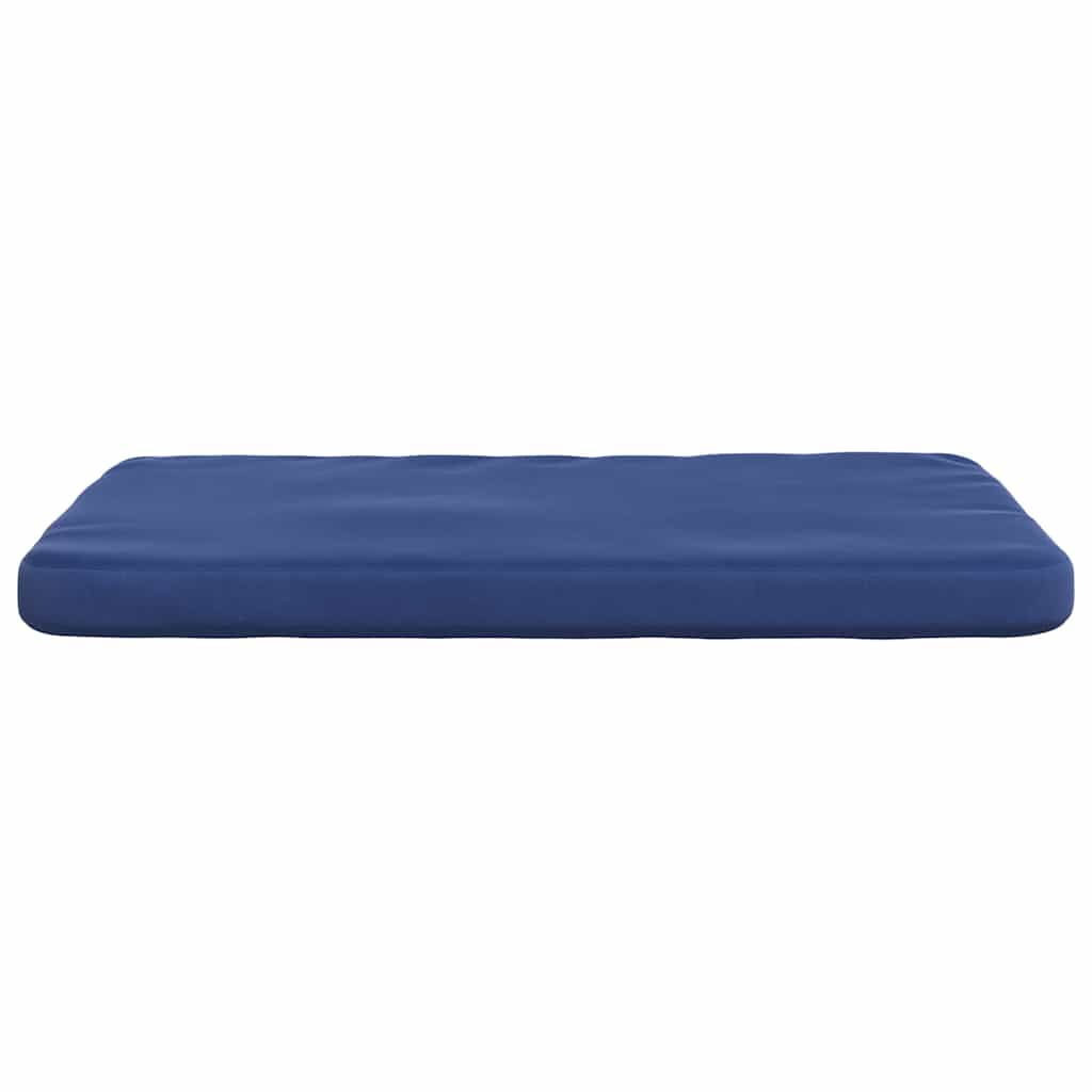 Sitzkissen 4 pcs Polizeiblau 40 x 40 x 3 cm Samt