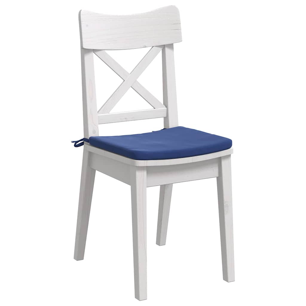 Sitzkissen 4 pcs Polizeiblau 40 x 40 x 3 cm Samt