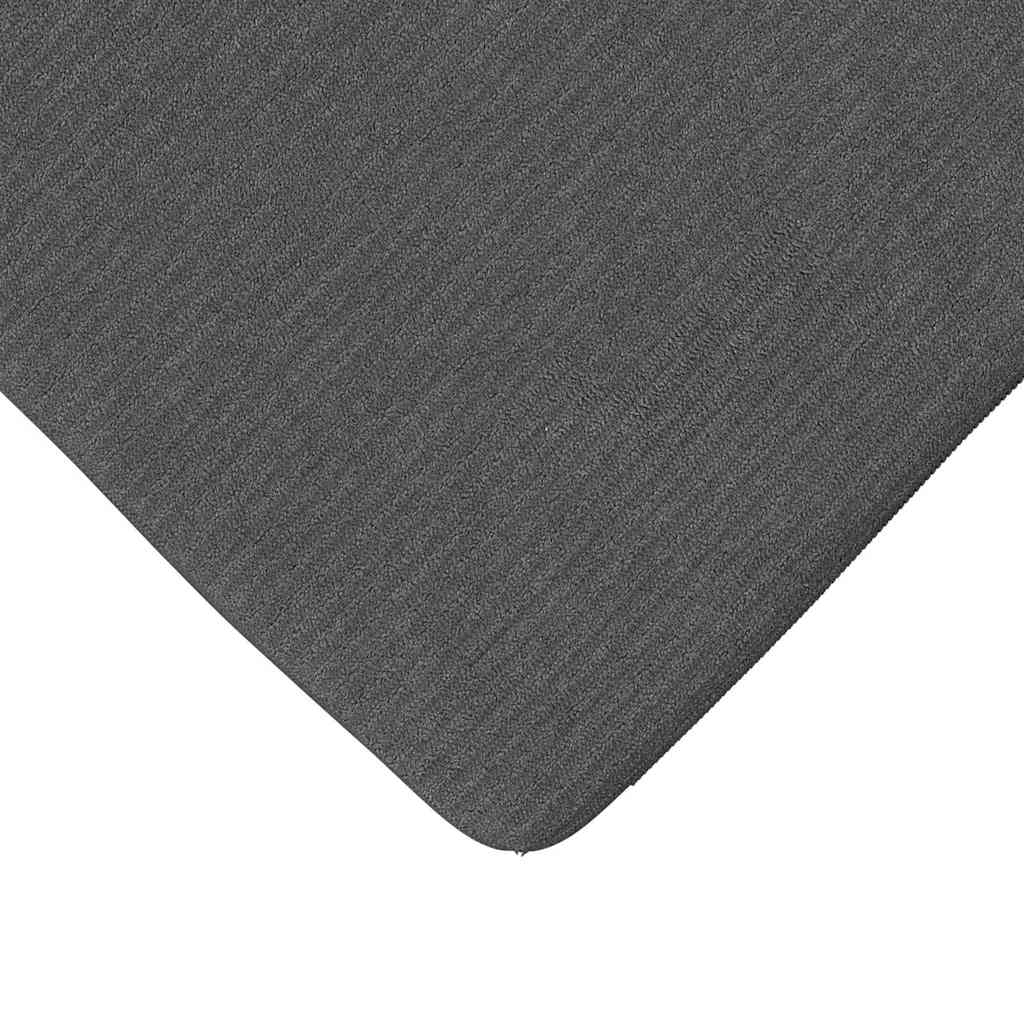 Sitzkissen 4 pcs Dunkelgrau 40 x 40 x 3 cm Cordstoff