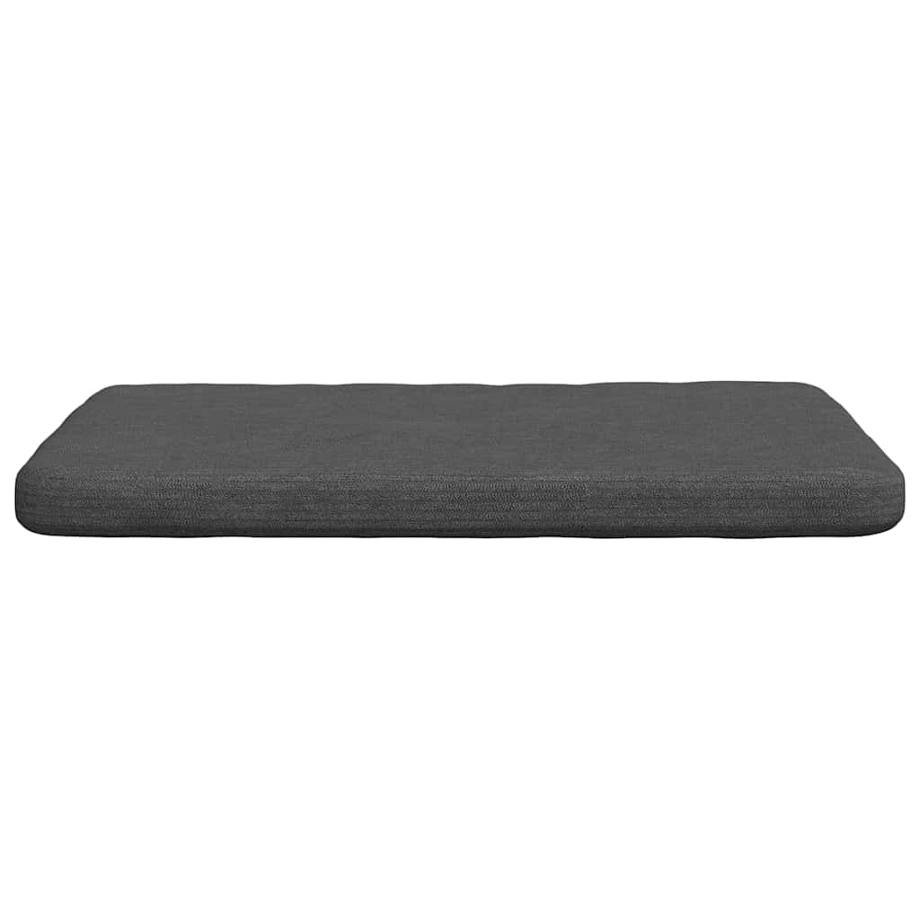 Sitzkissen 4 pcs Dunkelgrau 40 x 40 x 3 cm Cordstoff