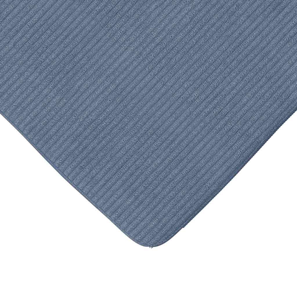 Sitzkissen 4 Stück Blau 40 x 40 x 3 cm Cordstoff