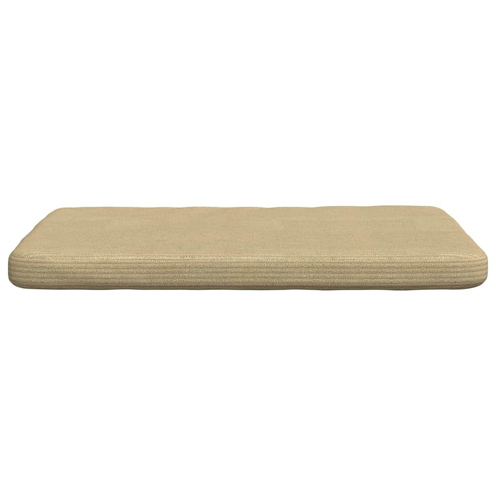 Sitzkissen 4 pcs Grau-Grün 40 x 40 x 3 cm Cordstoff
