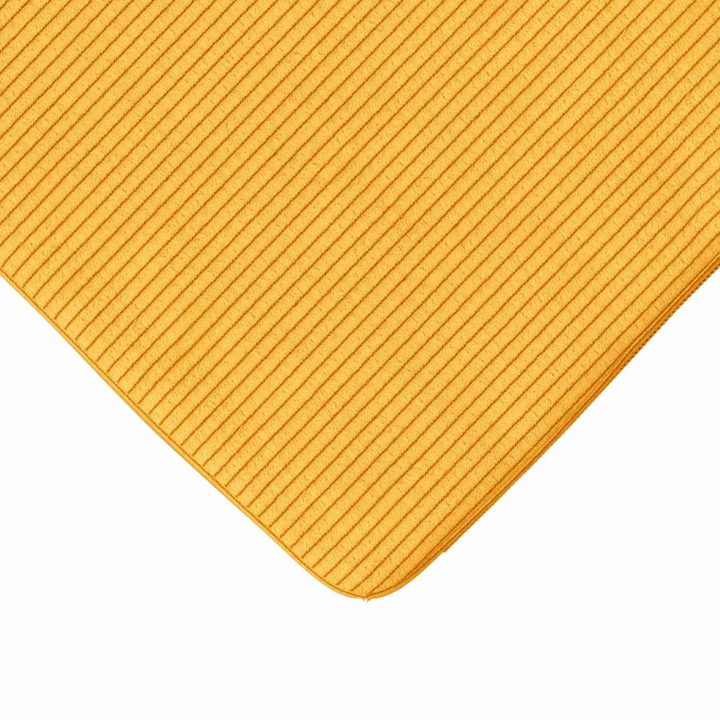 Sitzkissen 4 pcs Helles Gelb 40 x 40 x 3 cm Cordstoff