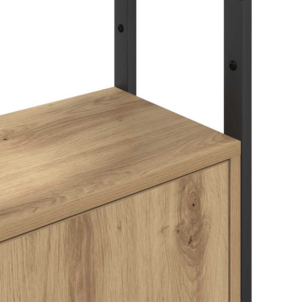 Bücherregal Artisan-Eiche 40 x 24 x 161 cm Holzwerkstoff