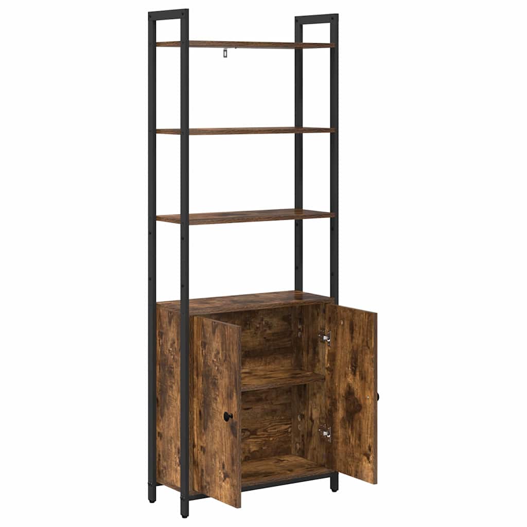 Bücherregal Geräucherte Eiche 60 x 24 x 161 cm Holzwerkstoff