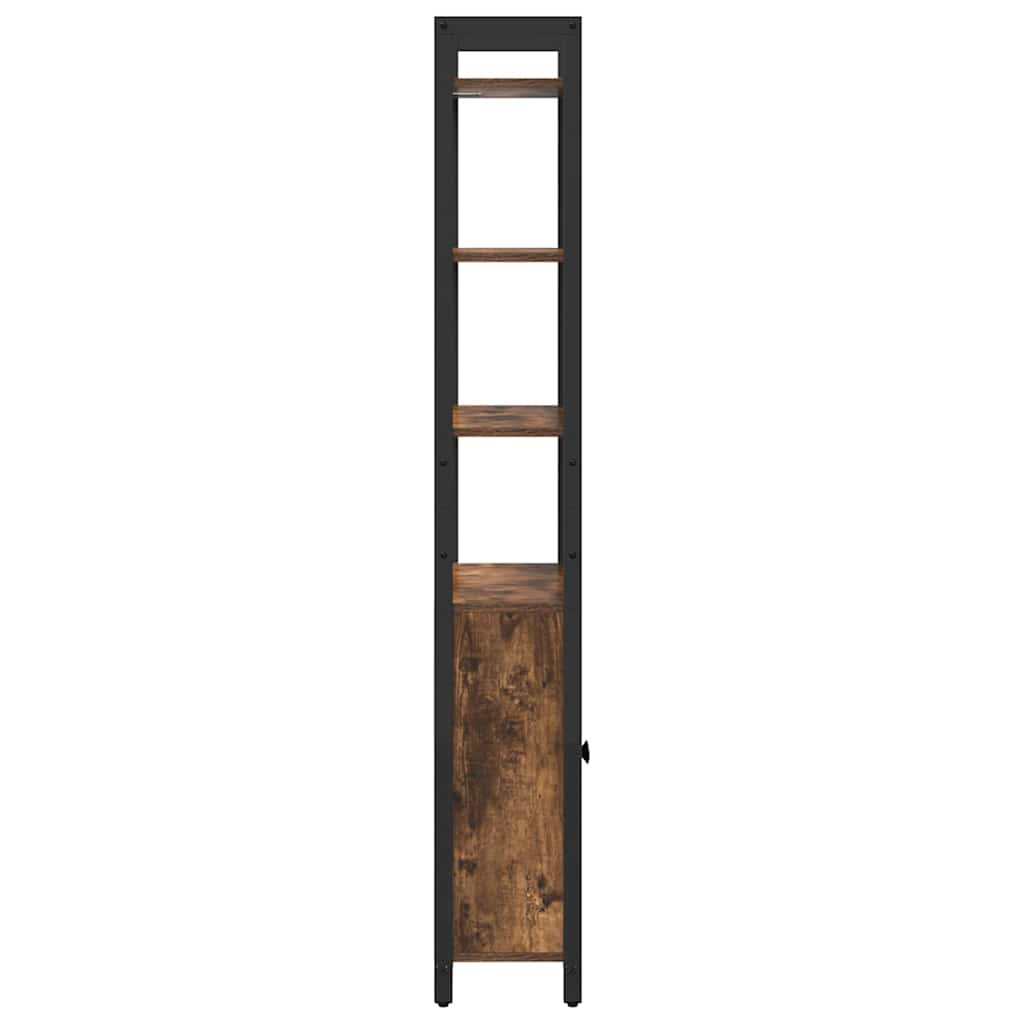 Bücherregal Geräucherte Eiche 60 x 24 x 161 cm Holzwerkstoff