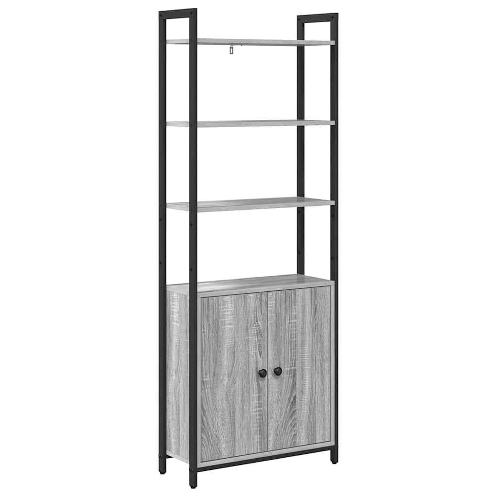 Bücherregal Graues Sonoma 60 x 24 x 161 cm Holzwerkstoff
