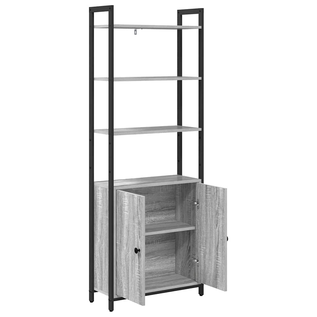 Bücherregal Graues Sonoma 60 x 24 x 161 cm Holzwerkstoff