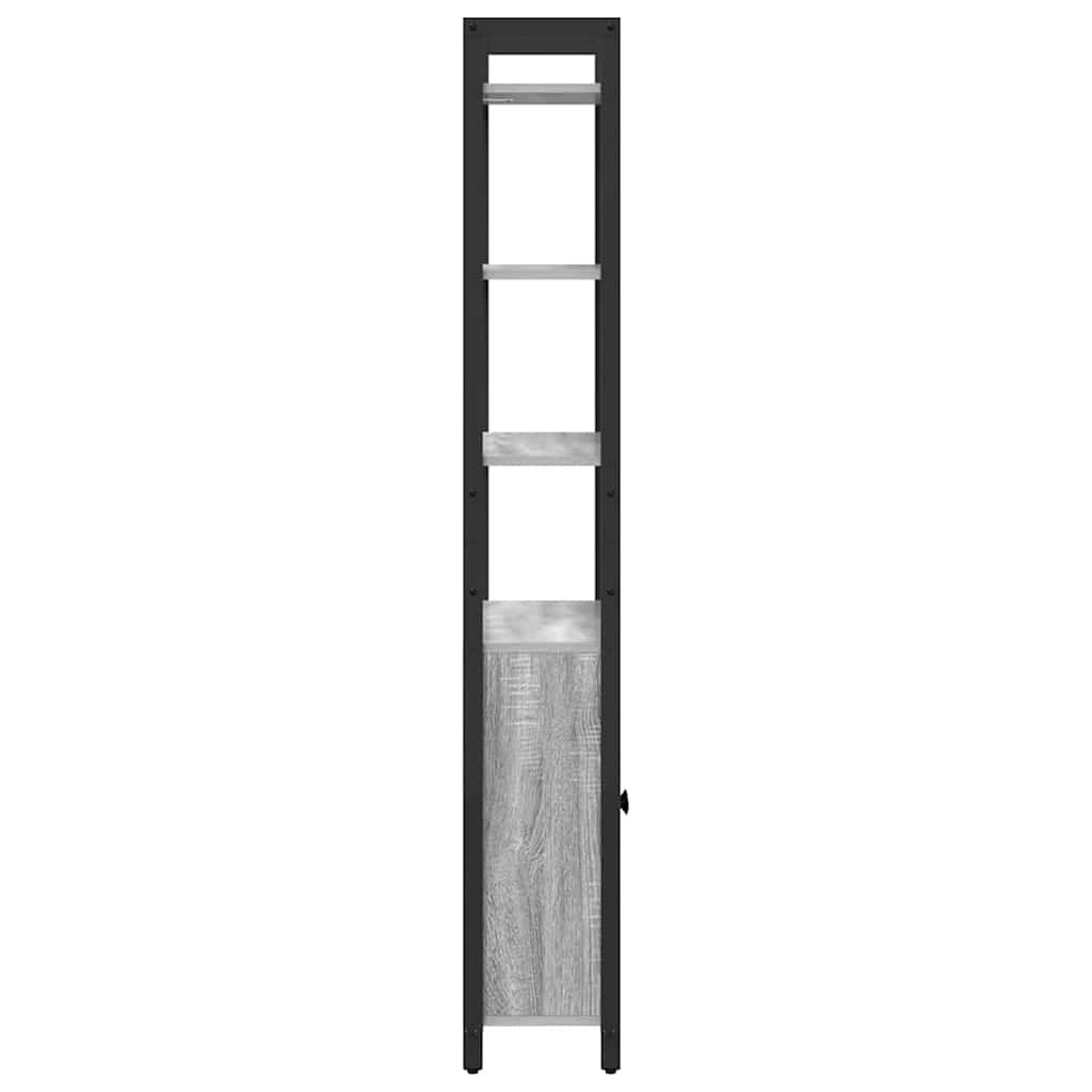 Bücherregal Graues Sonoma 60 x 24 x 161 cm Holzwerkstoff