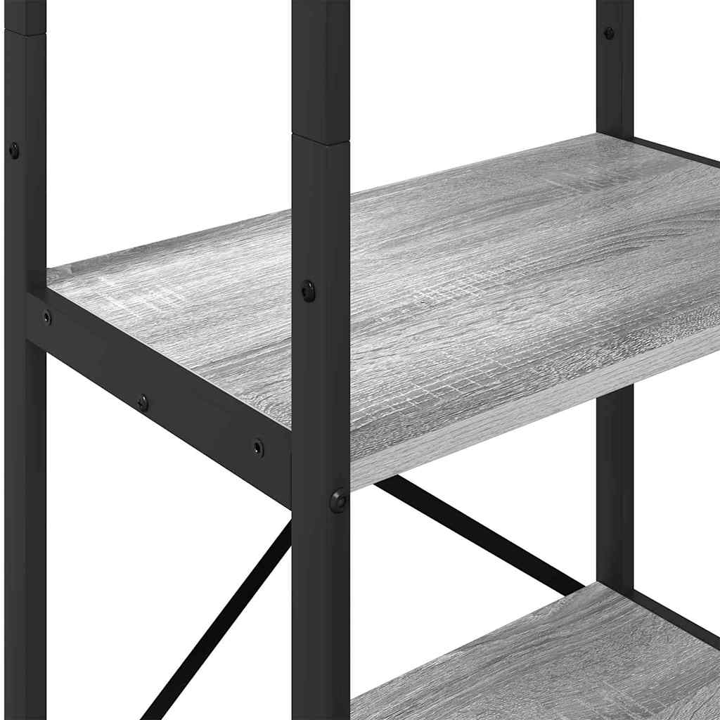 Bücherregal Graues Sonoma 56 x 34 x 171 cm Holzwerkstoff