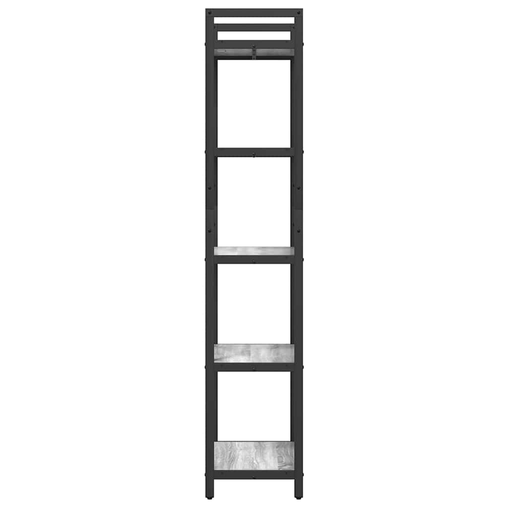 Bücherregal Graues Sonoma 56 x 34 x 171 cm Holzwerkstoff