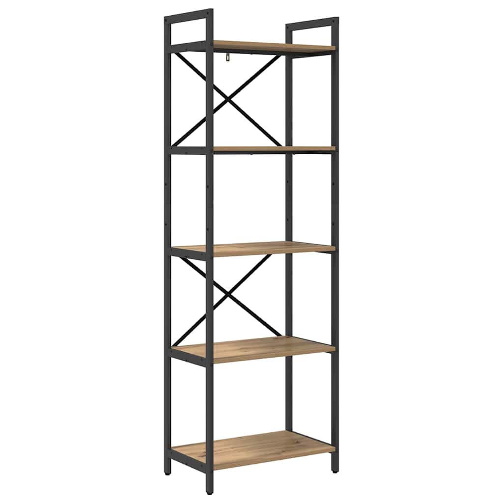 Bücherregal Artisan-Eiche 56 x 34 x 171 cm Holzwerkstoff