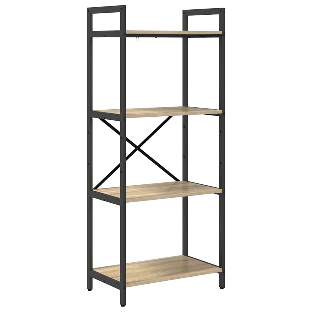 Bücherregal Sonoma-Eiche 56 x 34 x 133,5 cm Holzwerkstoff