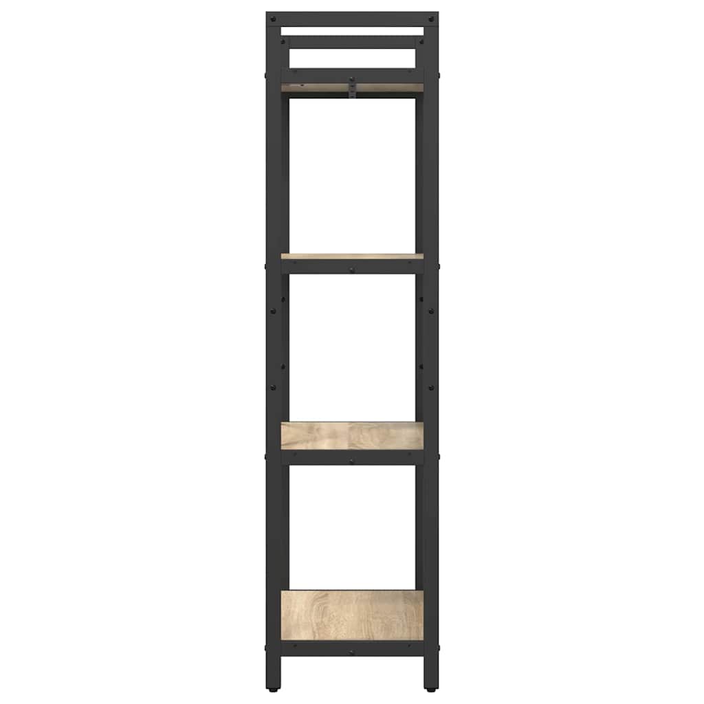 Bücherregal Sonoma-Eiche 56 x 34 x 133,5 cm Holzwerkstoff