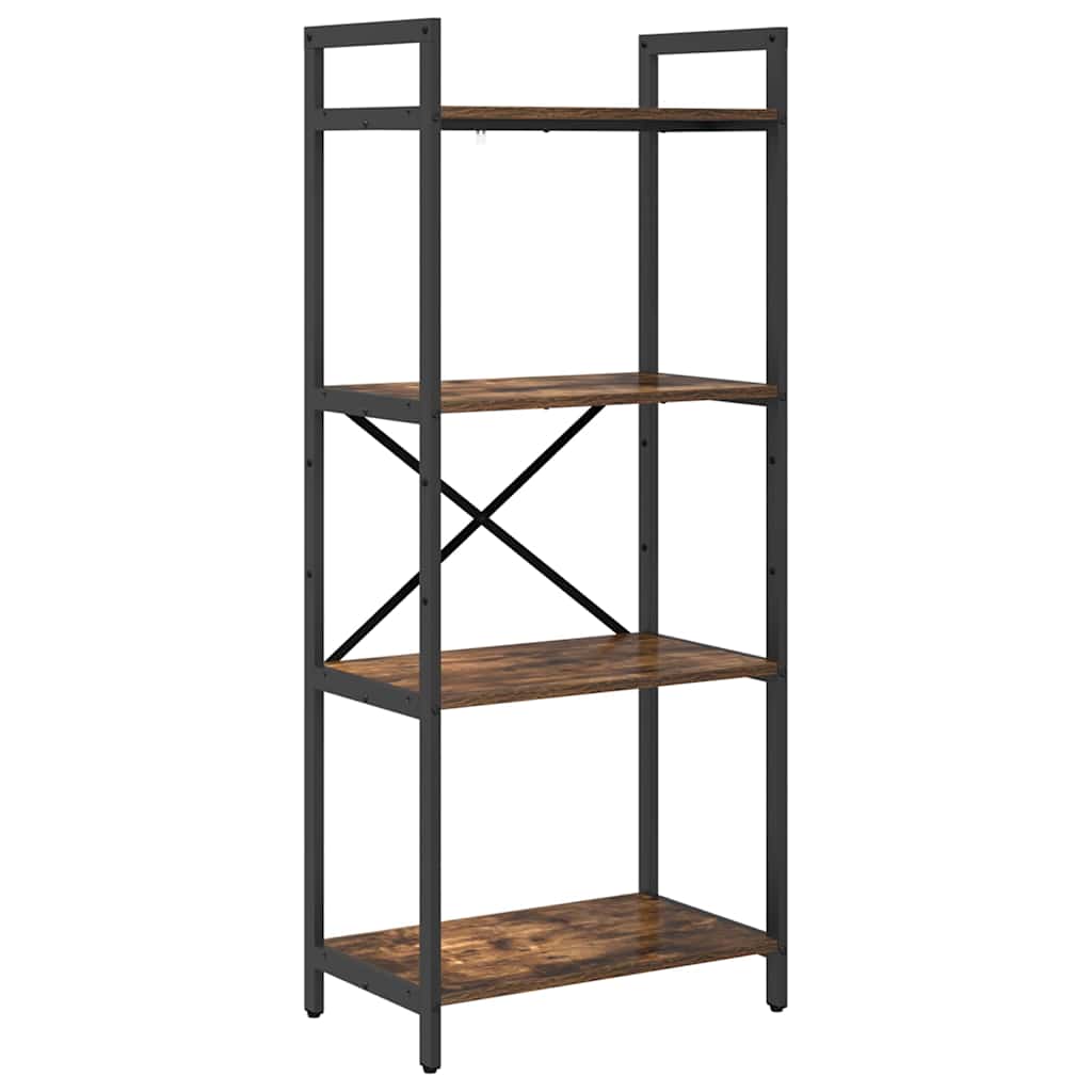 Bücherregal Geräucherte Eiche 56 x 34 x 133,5 cm Holzwerkstoff