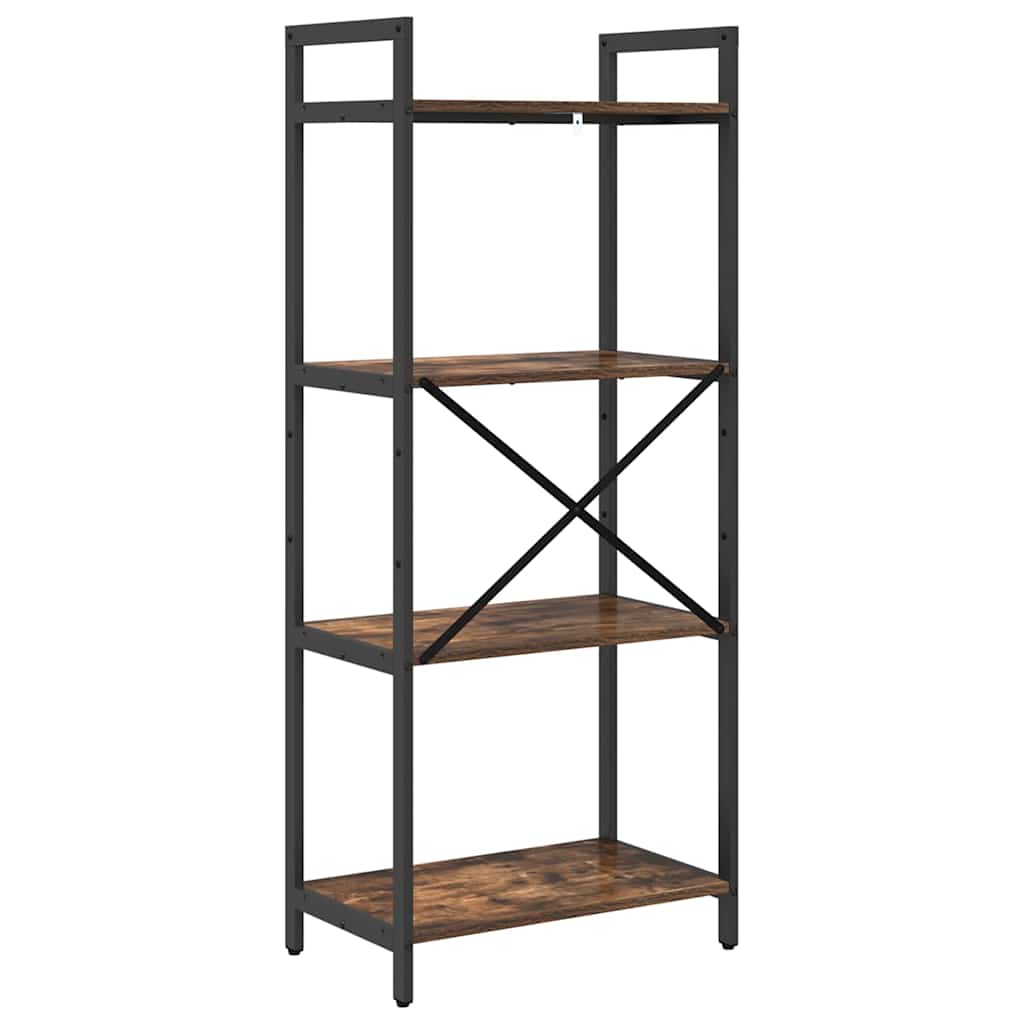 Bücherregal Geräucherte Eiche 56 x 34 x 133,5 cm Holzwerkstoff