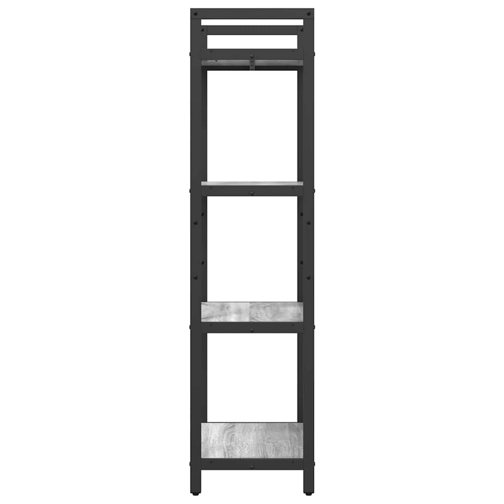Bücherregal Graues Sonoma 56 x 34 x 133,5 cm Holzwerkstoff