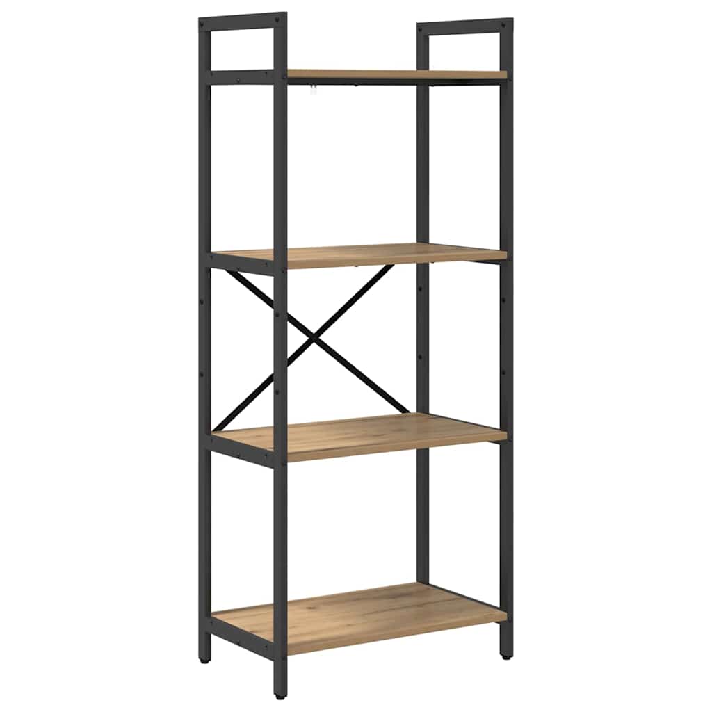 Bücherregal Artisan-Eiche 56 x 34 x 133,5 cm Holzwerkstoff