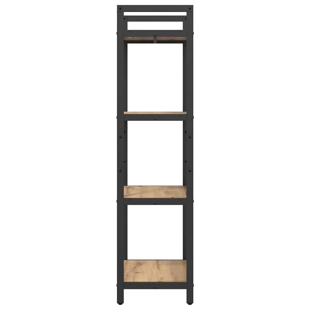 Bücherregal Artisan-Eiche 56 x 34 x 133,5 cm Holzwerkstoff