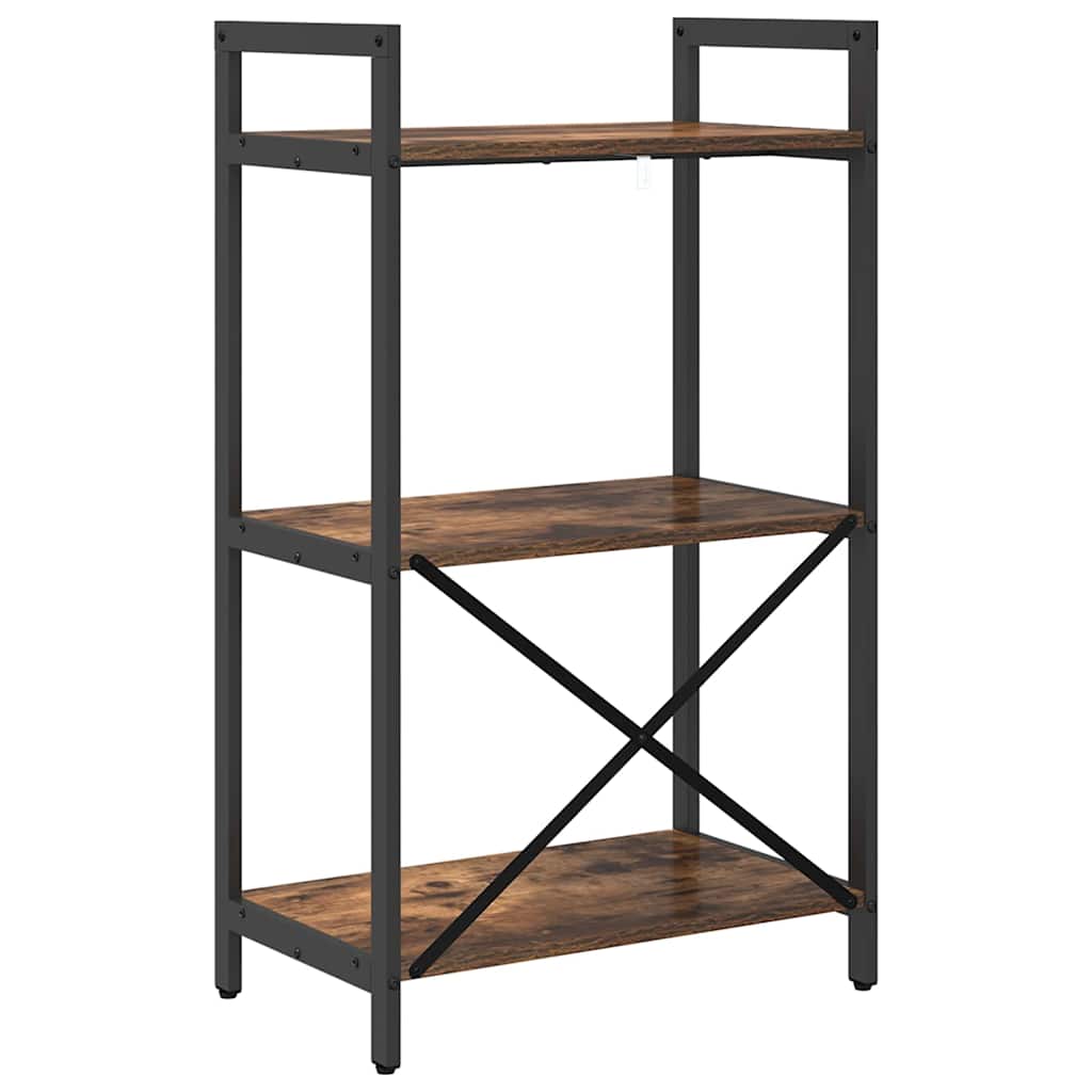 Bücherregal Geräucherte Eiche 56 x 34 x 96 cm Holzwerkstoff
