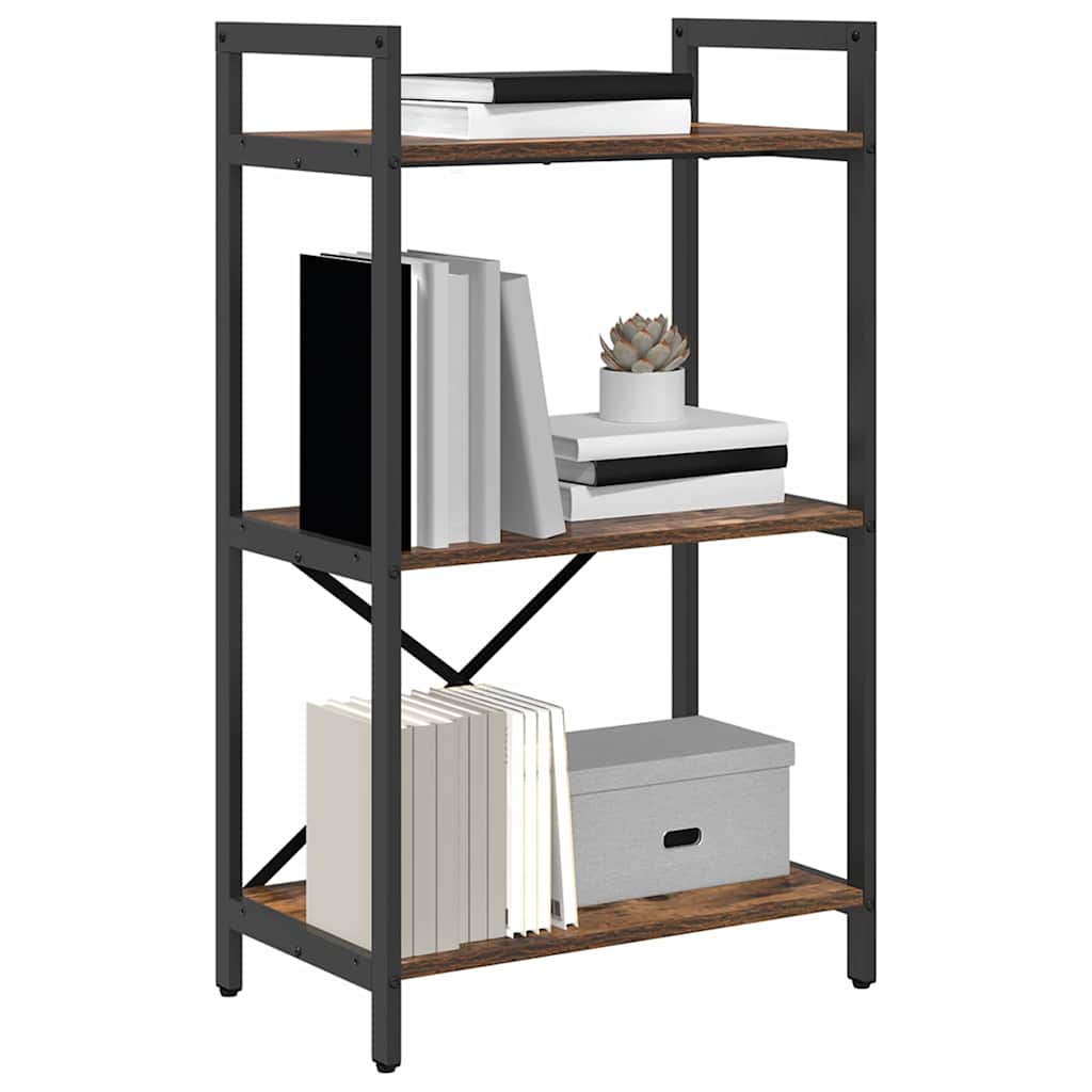 Bücherregal Geräucherte Eiche 56 x 34 x 96 cm Holzwerkstoff