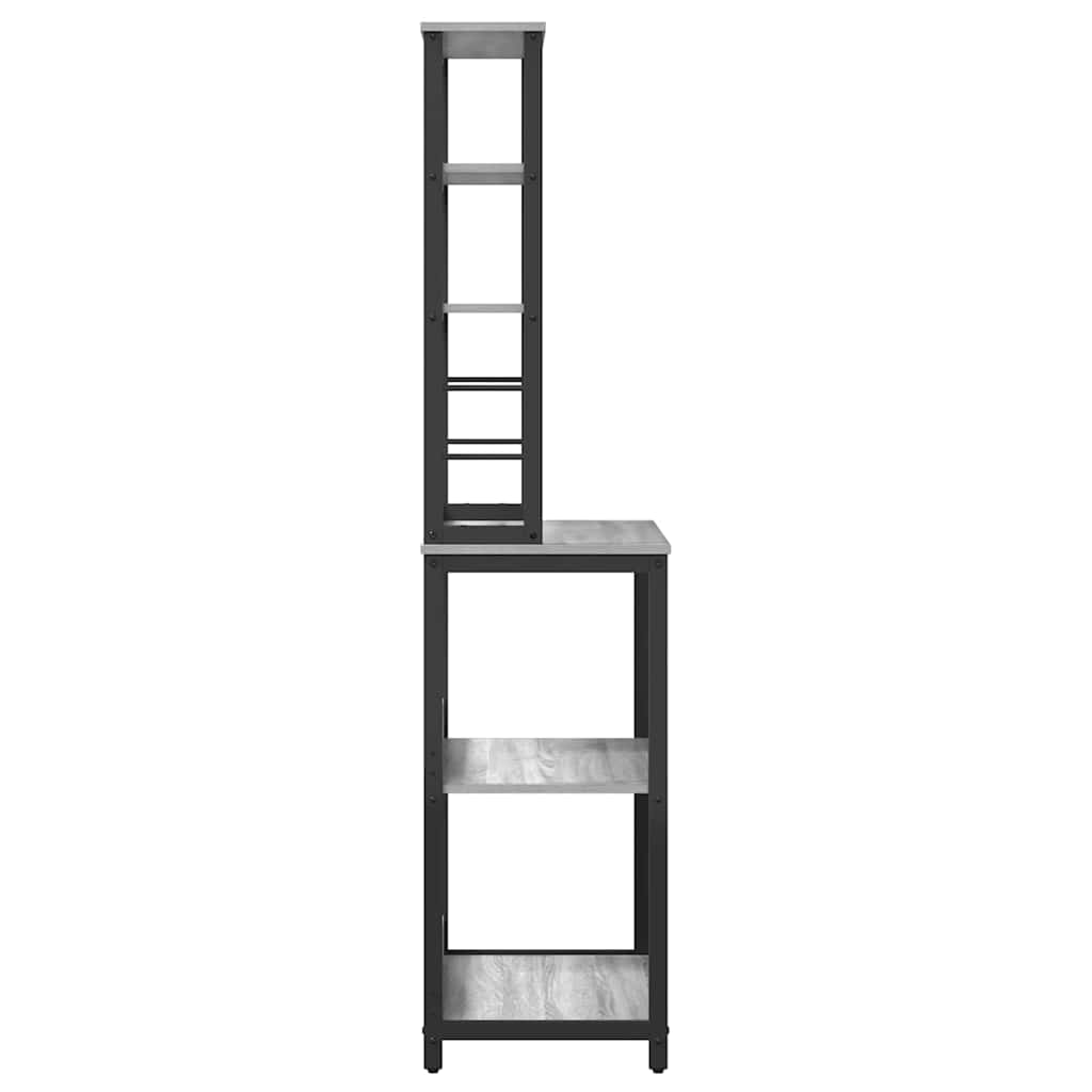 Küchenregal Graues Sonoma 60 x 40 x 168 cm Holzwerkstoff
