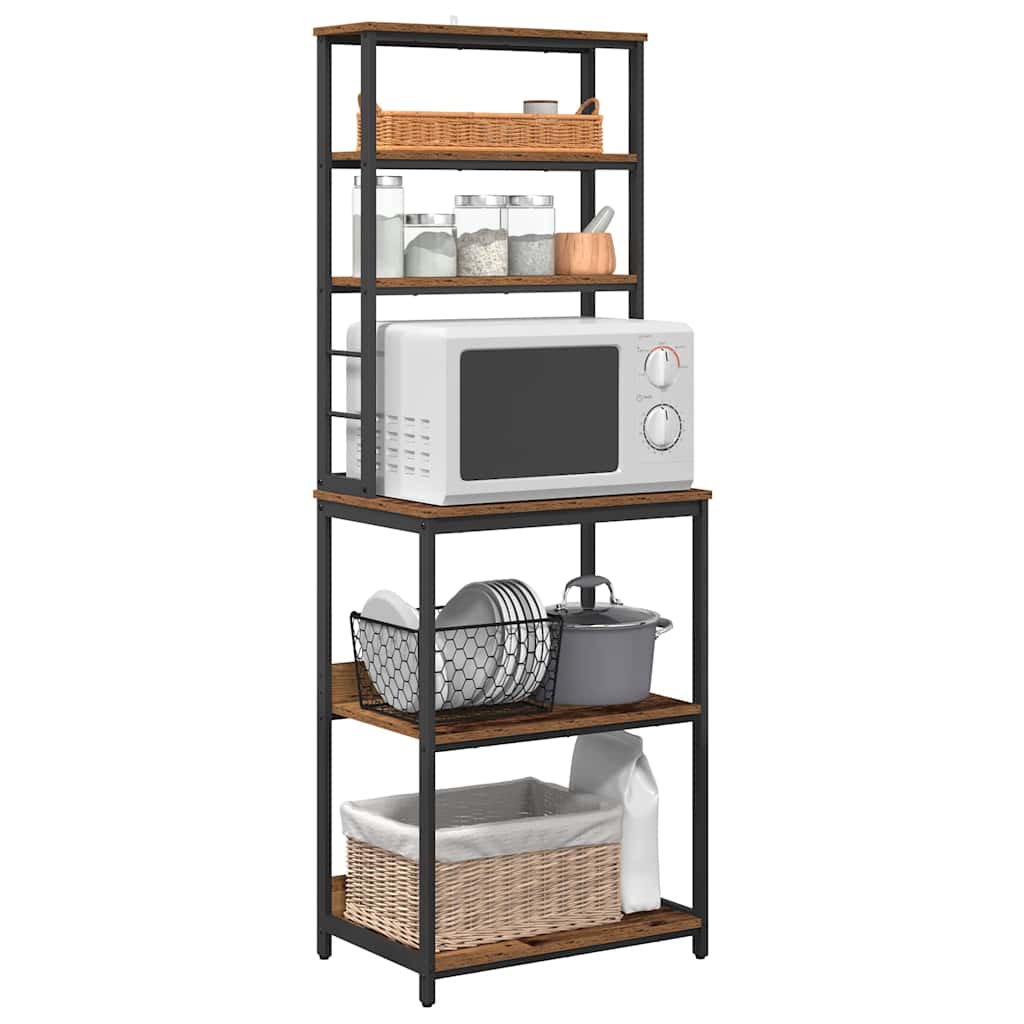 Küchenregal Altholz 60 x 40 x 168 cm Holzwerkstoff