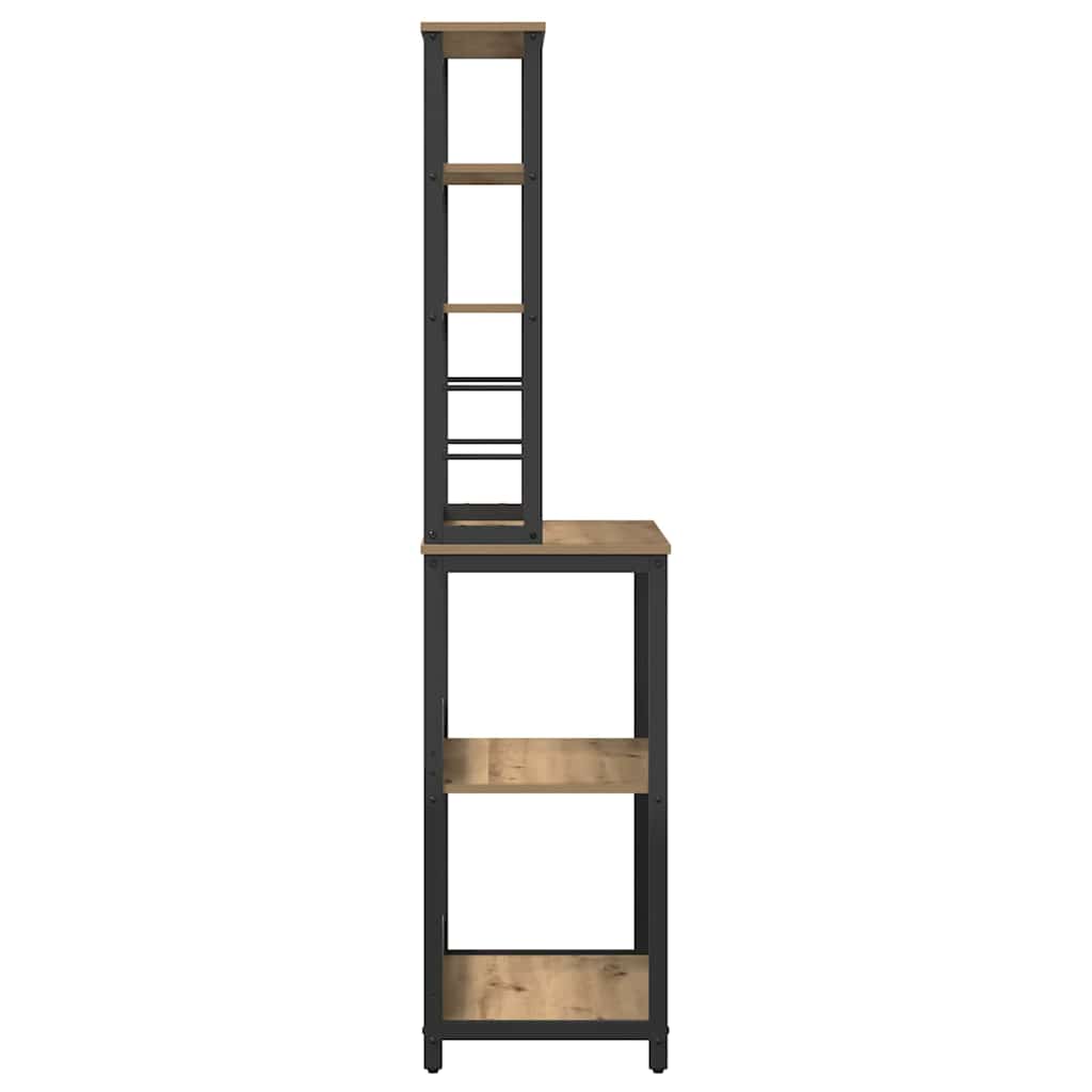 Küchenregal Artisan-Eiche 60 x 40 x 168 cm Holzwerkstoff