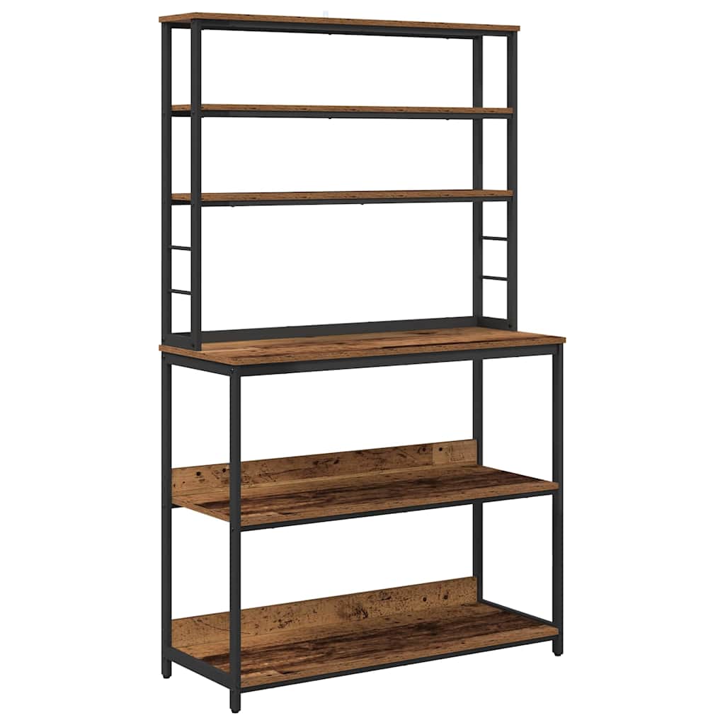 Küchenregal Altholz 100 x 40 x 168 cm Holzwerkstoff