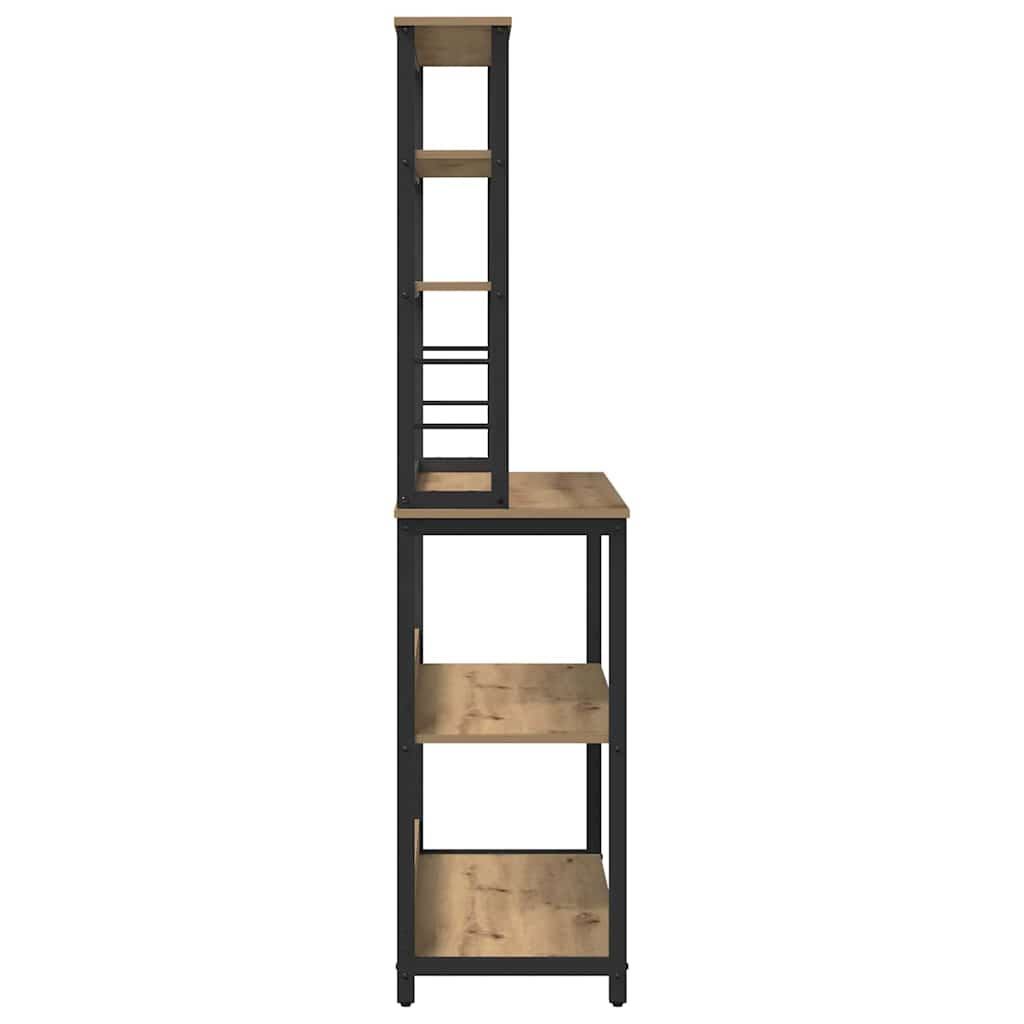 Küchenregal Artisan-Eiche 100 x 40 x 168 cm Holzwerkstoff