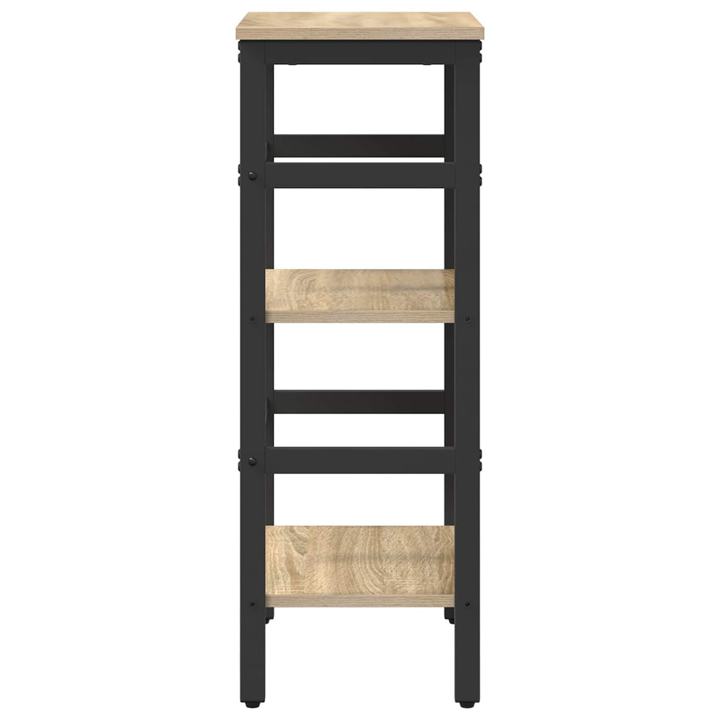 Bücherregal Sonoma-Eiche 40 x 29,5 x 81 cm Holzwerkstoff