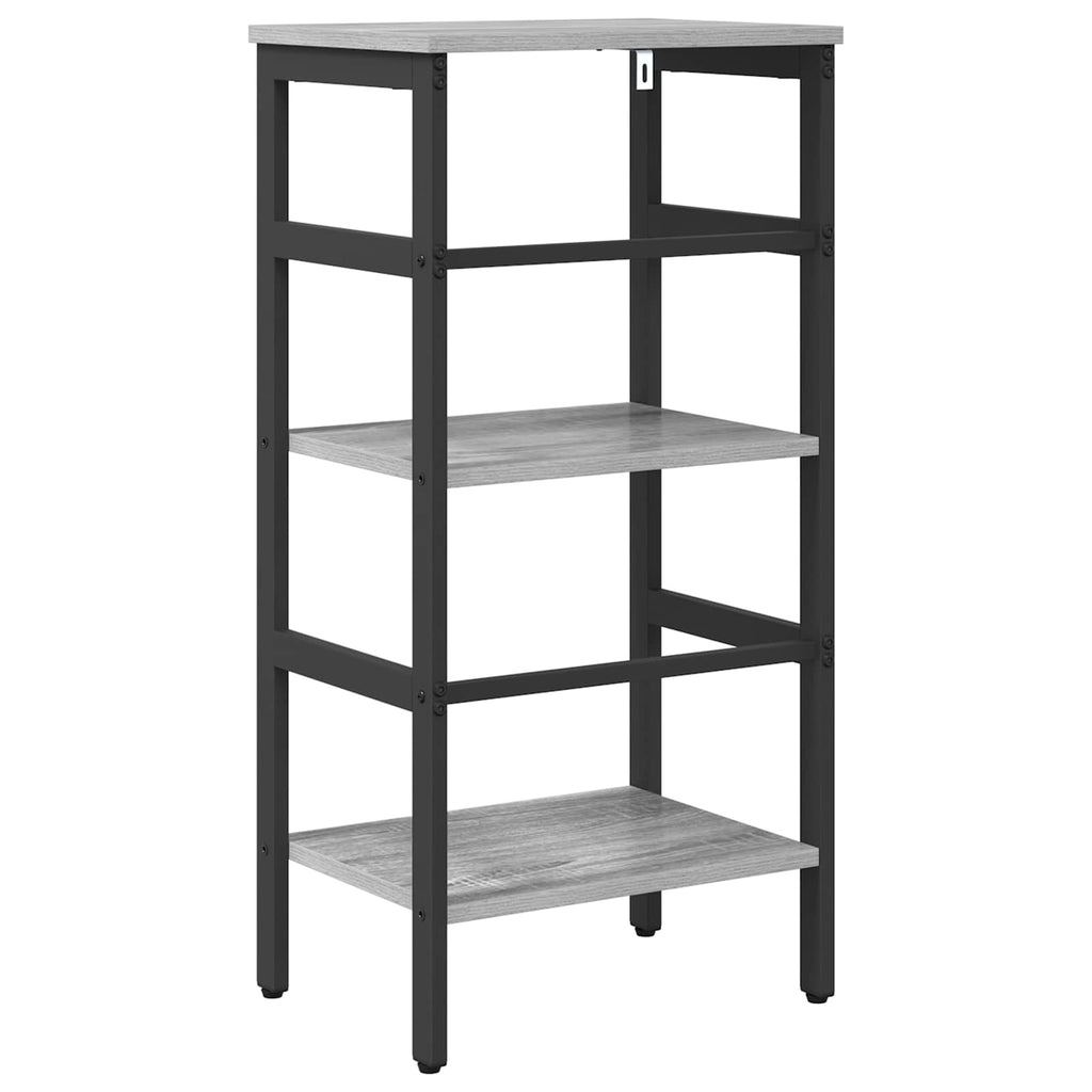 Bücherregal Graues Sonoma 40 x 29,5 x 81 cm Holzwerkstoff