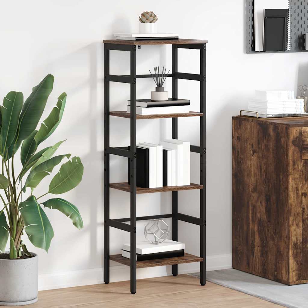 Bücherregal Geräucherte Eiche 40 x 29,5 x 115 cm Holzwerkstoff
