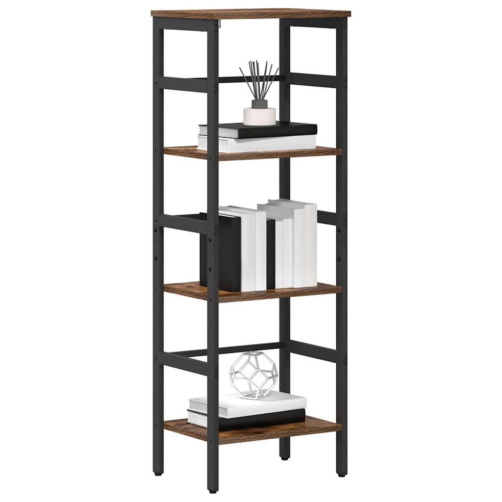 Bücherregal Geräucherte Eiche 40 x 29,5 x 115 cm Holzwerkstoff