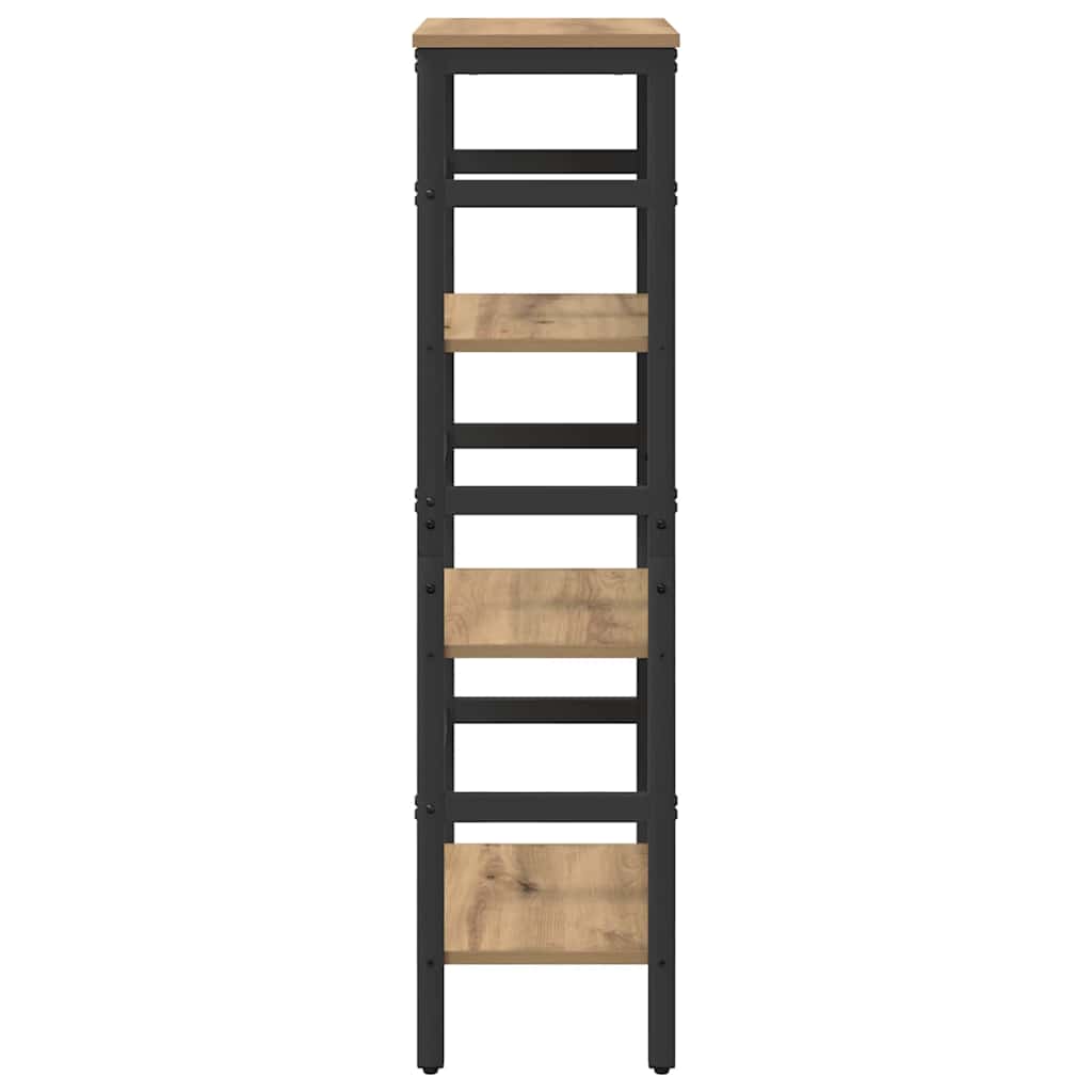 Bücherregal Artisan-Eiche 40 x 29,5 x 115 cm Holzwerkstoff