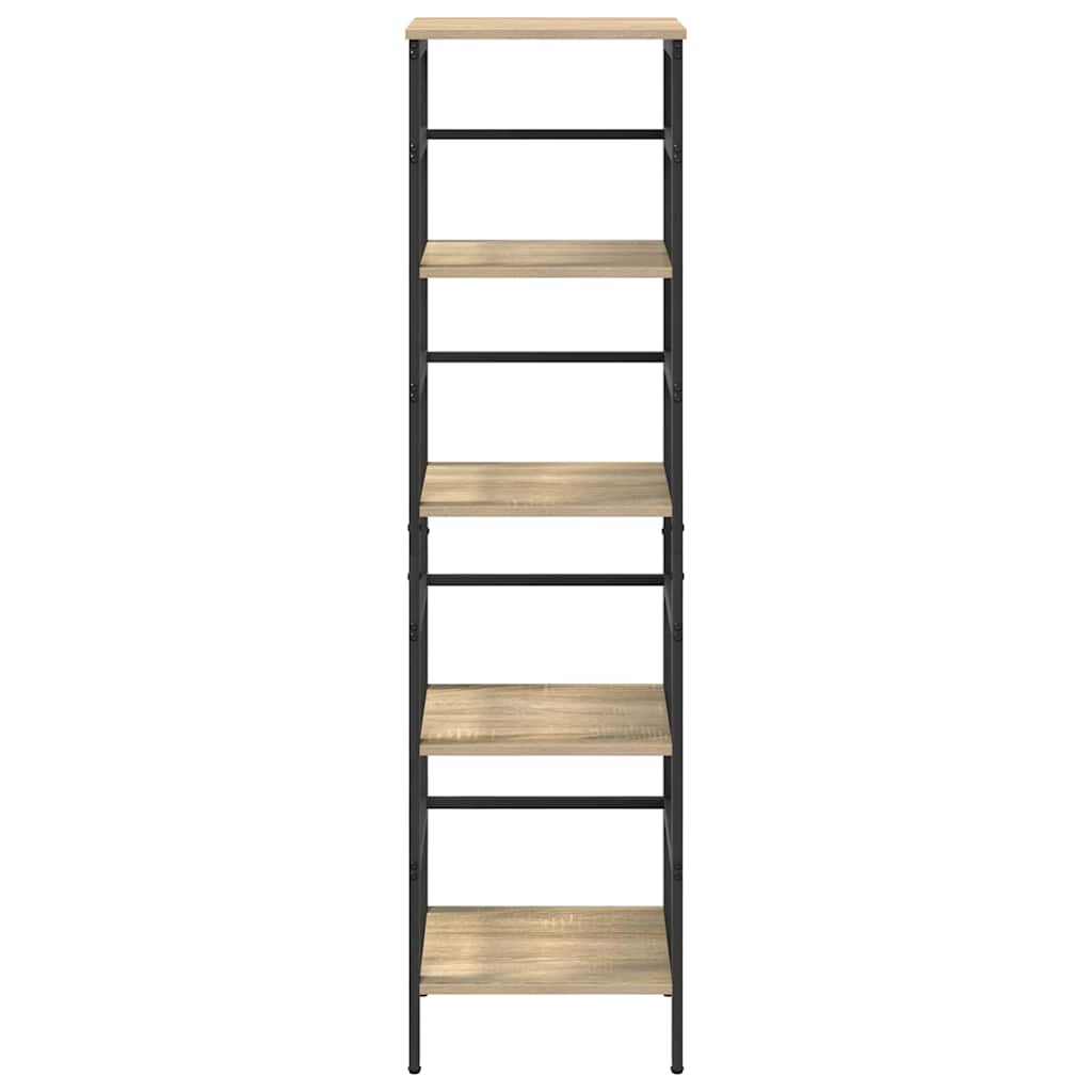 Bücherregal Sonoma-Eiche 40 x 29,5 x 149 cm Holzwerkstoff