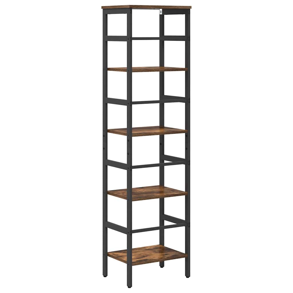 Bücherregal Geräucherte Eiche 40 x 29,5 x 149 cm Holzwerkstoff