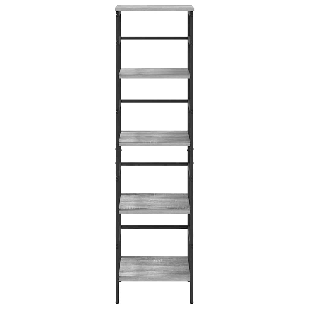 Bücherregal Graues Sonoma 40 x 29,5 x 149 cm Holzwerkstoff