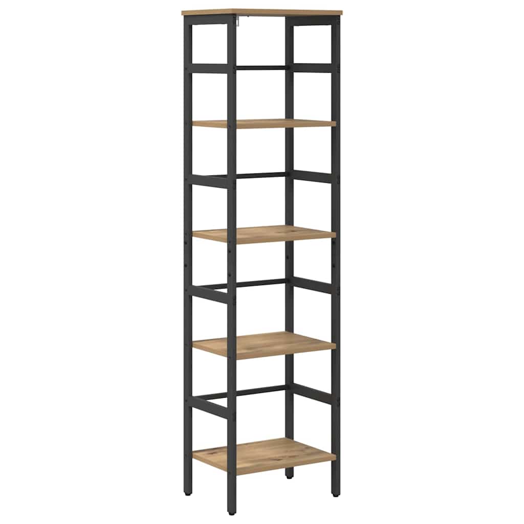 Bücherregal Artisan-Eiche 40 x 29,5 x 149 cm Holzwerkstoff