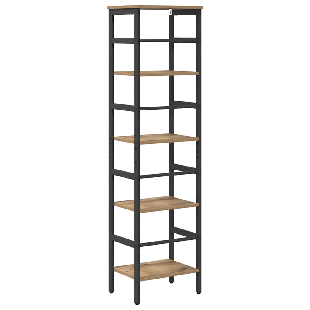 Bücherregal Artisan-Eiche 40 x 29,5 x 149 cm Holzwerkstoff