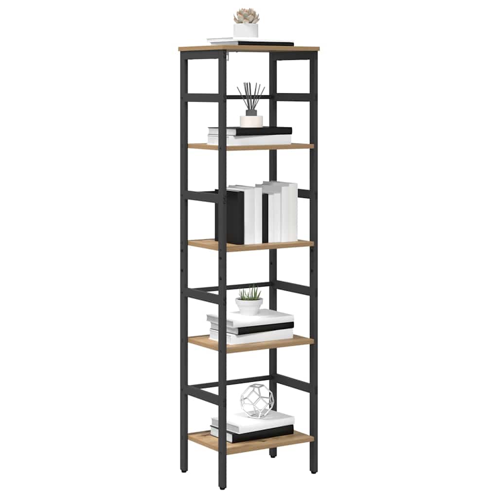 Bücherregal Artisan-Eiche 40 x 29,5 x 149 cm Holzwerkstoff