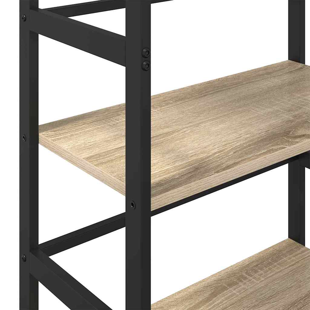 Bücherregal Sonoma-Eiche 60 x 29,5 x 81 cm Holzwerkstoff