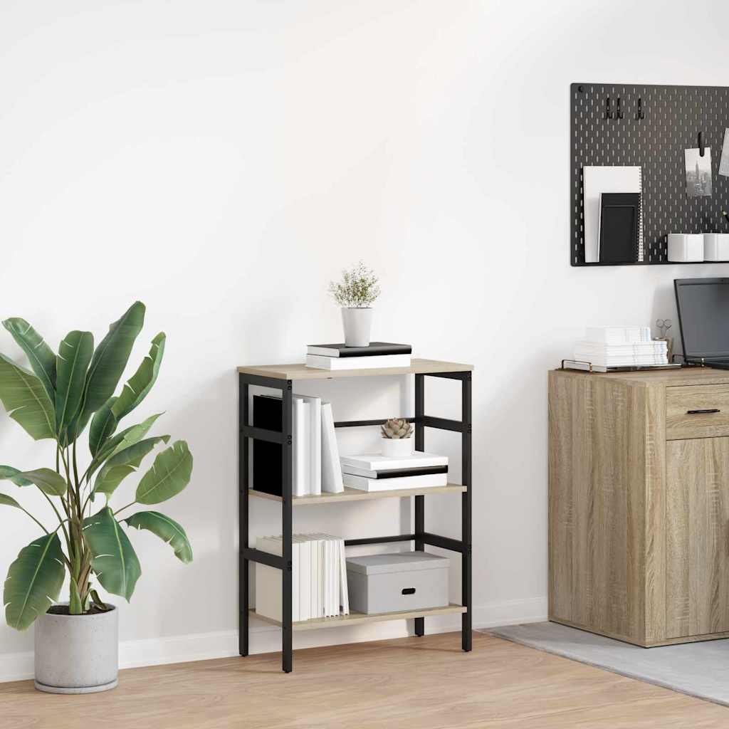 Bücherregal Sonoma-Eiche 60 x 29,5 x 81 cm Holzwerkstoff