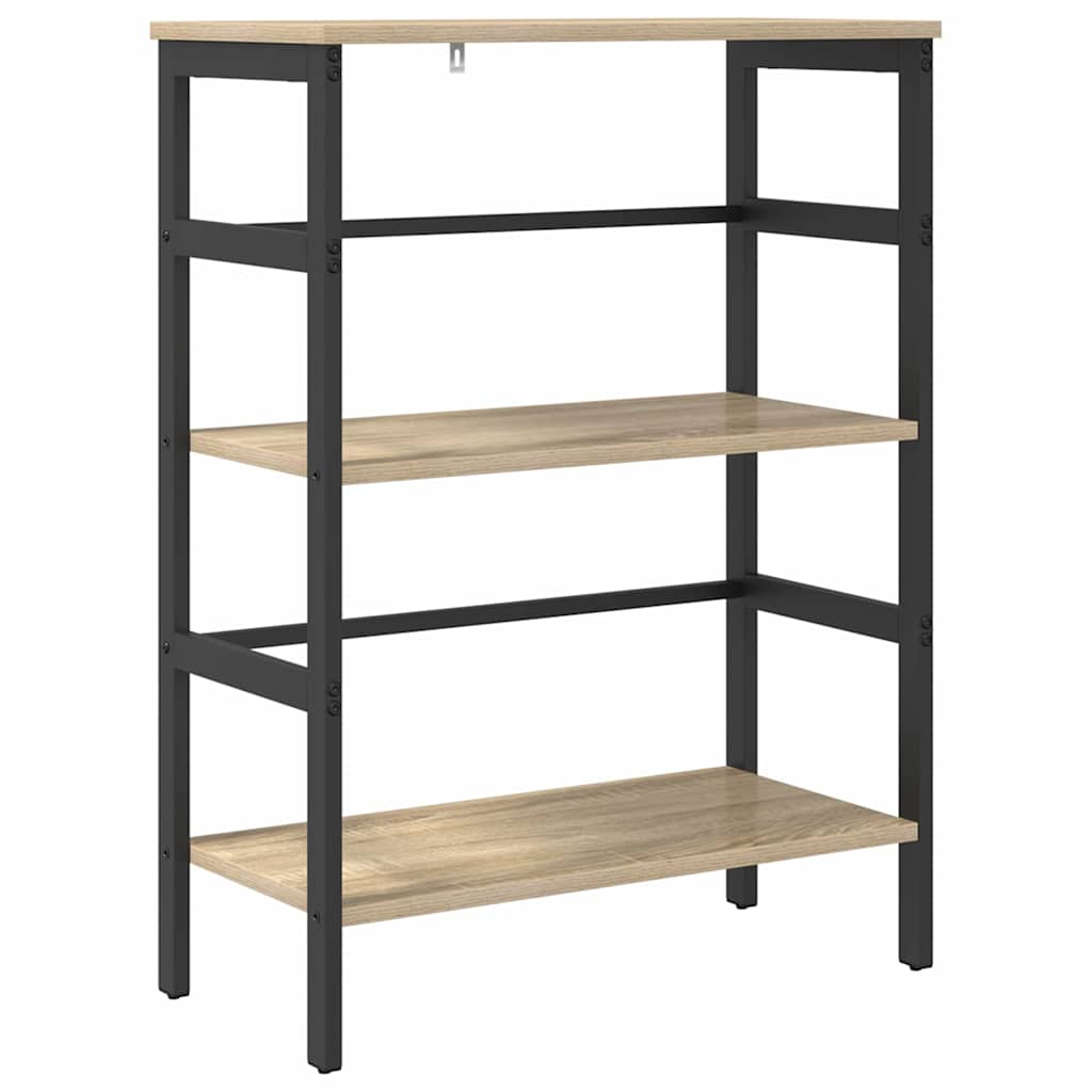Bücherregal Sonoma-Eiche 60 x 29,5 x 81 cm Holzwerkstoff