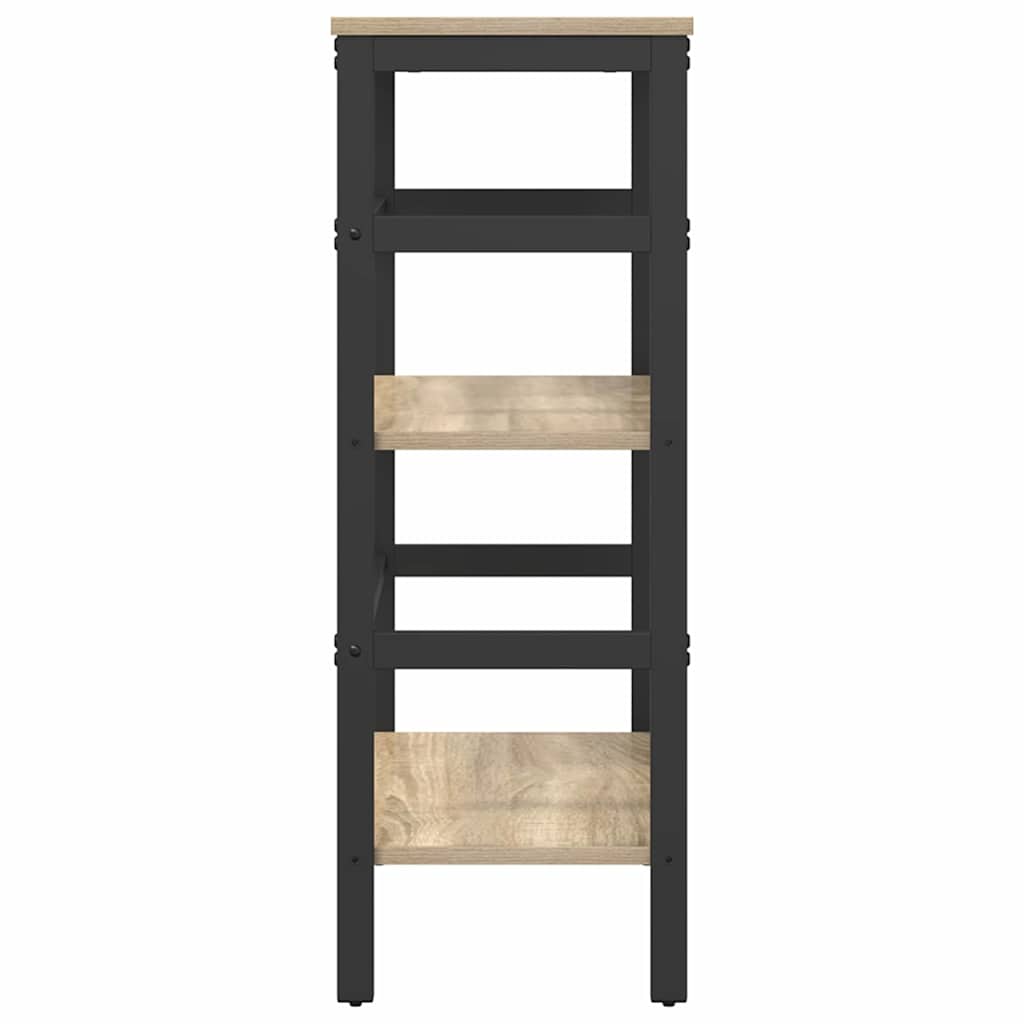 Bücherregal Sonoma-Eiche 60 x 29,5 x 81 cm Holzwerkstoff